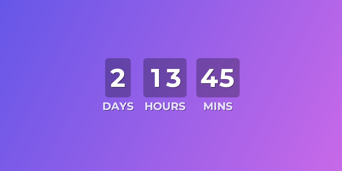 API countdown timer