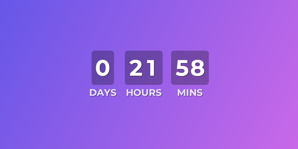 API countdown timer