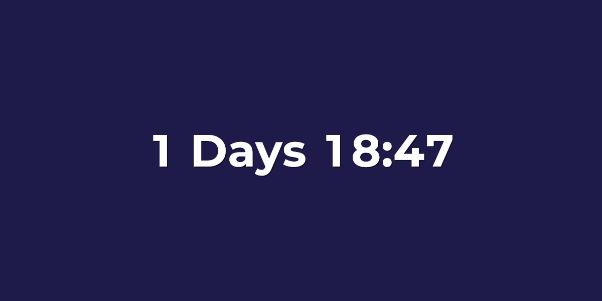 Webinar countdown timer